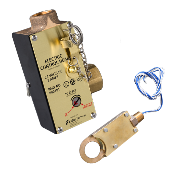 Electric Control Head, 24 VDC Kit with Control Head Monitor Part # 85-890181-200